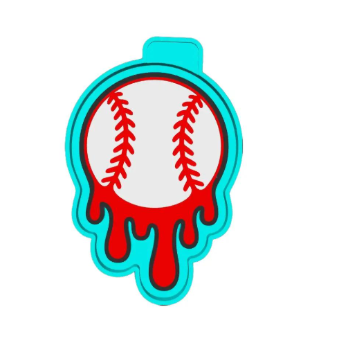 Baseball Drip Freshie Mold