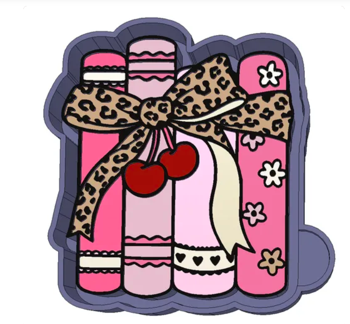 Book Stack Freshie Mold