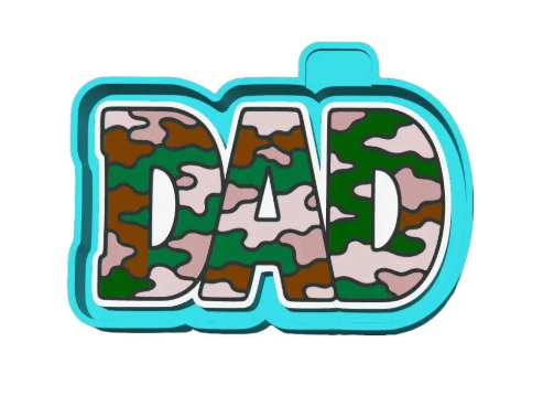 Camo Dad Freshie Mold