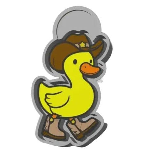 Cowboy Duck Freshie Mold