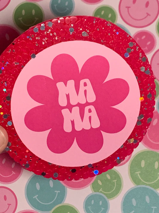 Mama Flower Cardstock Freshie