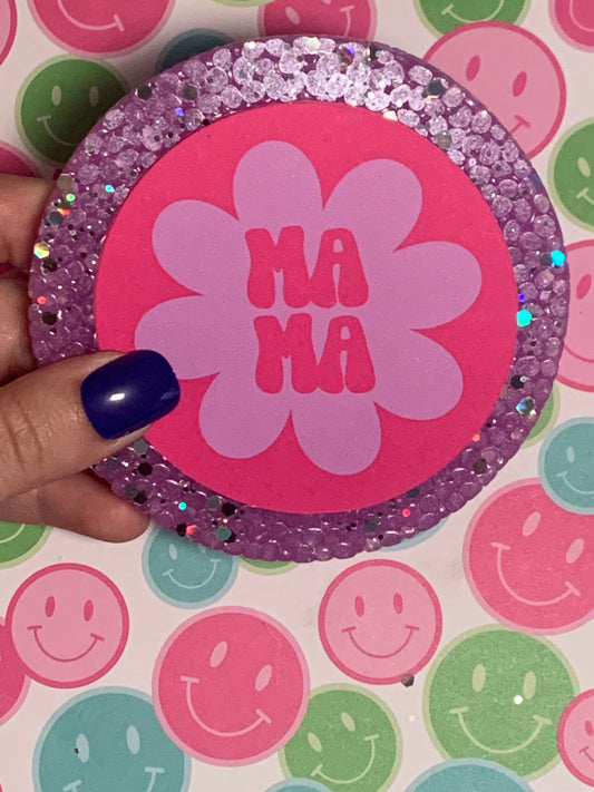 Mama Flower Cardstock Freshie