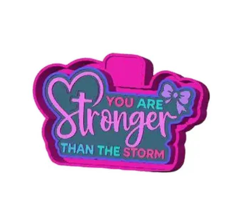 You Are Stronger Than The Storm Freshie Mold