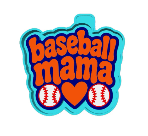 Baseball Mama Freshie Mold Stl- DIGITAL FILE ONLY