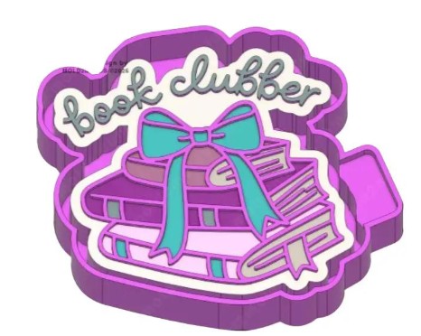 Book Clubber Freshie Mold