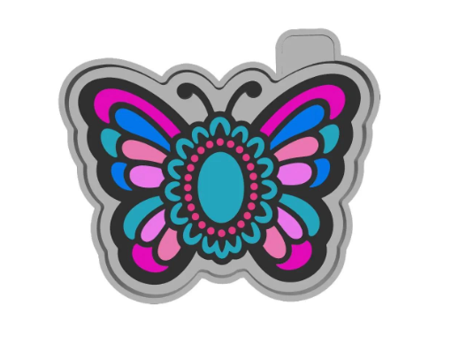 Concho Butterfly Freshie Mold