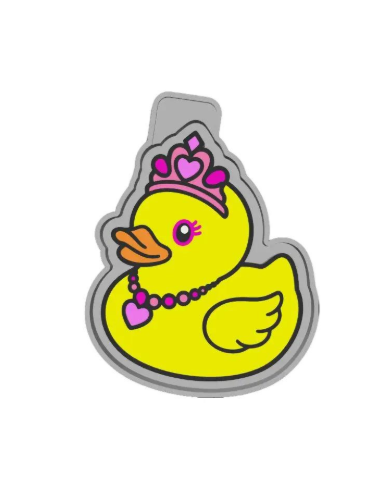 Princess Rubber Duck Freshie Mold