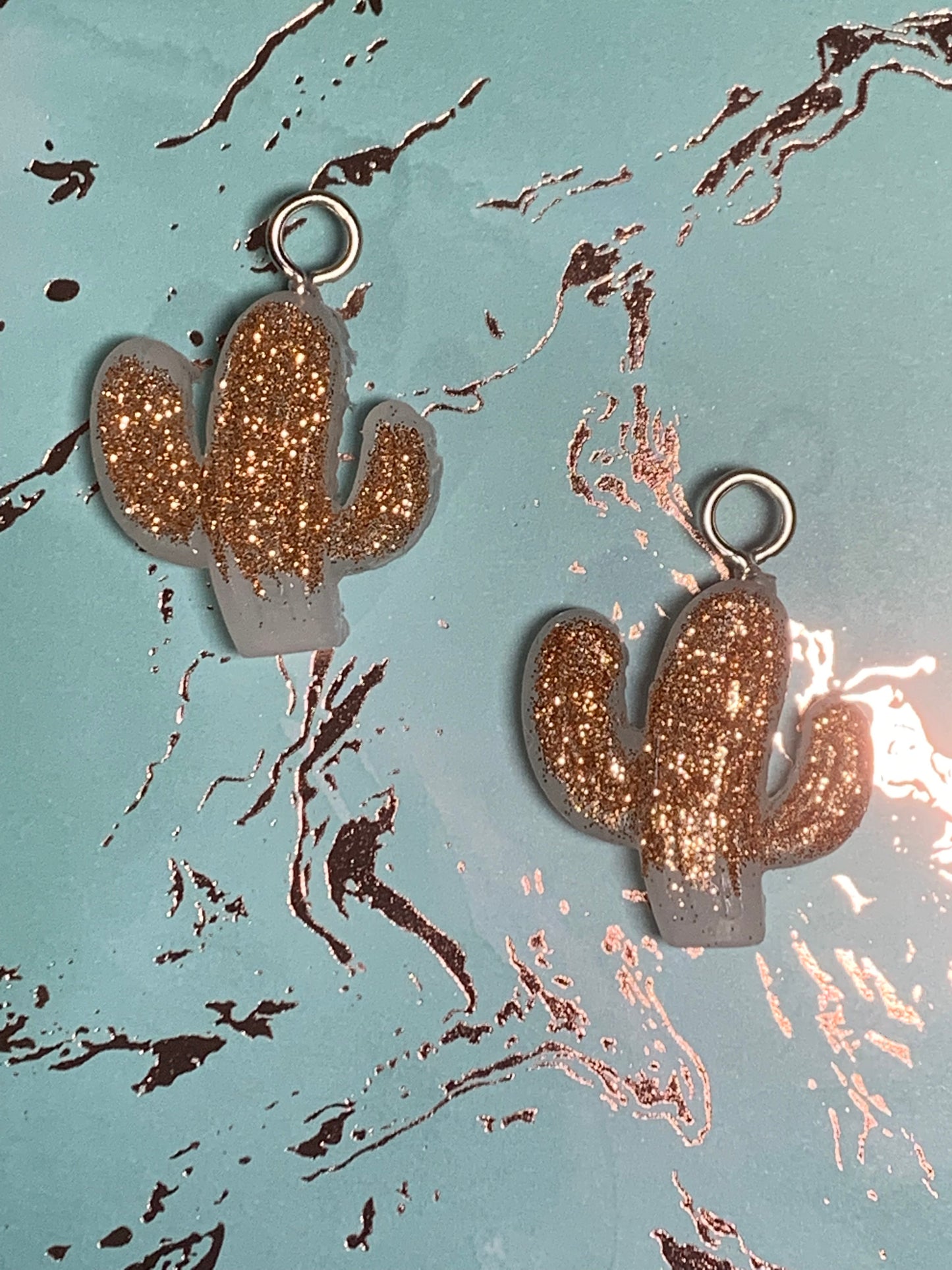 Rose Gold Cactus Vent Clips