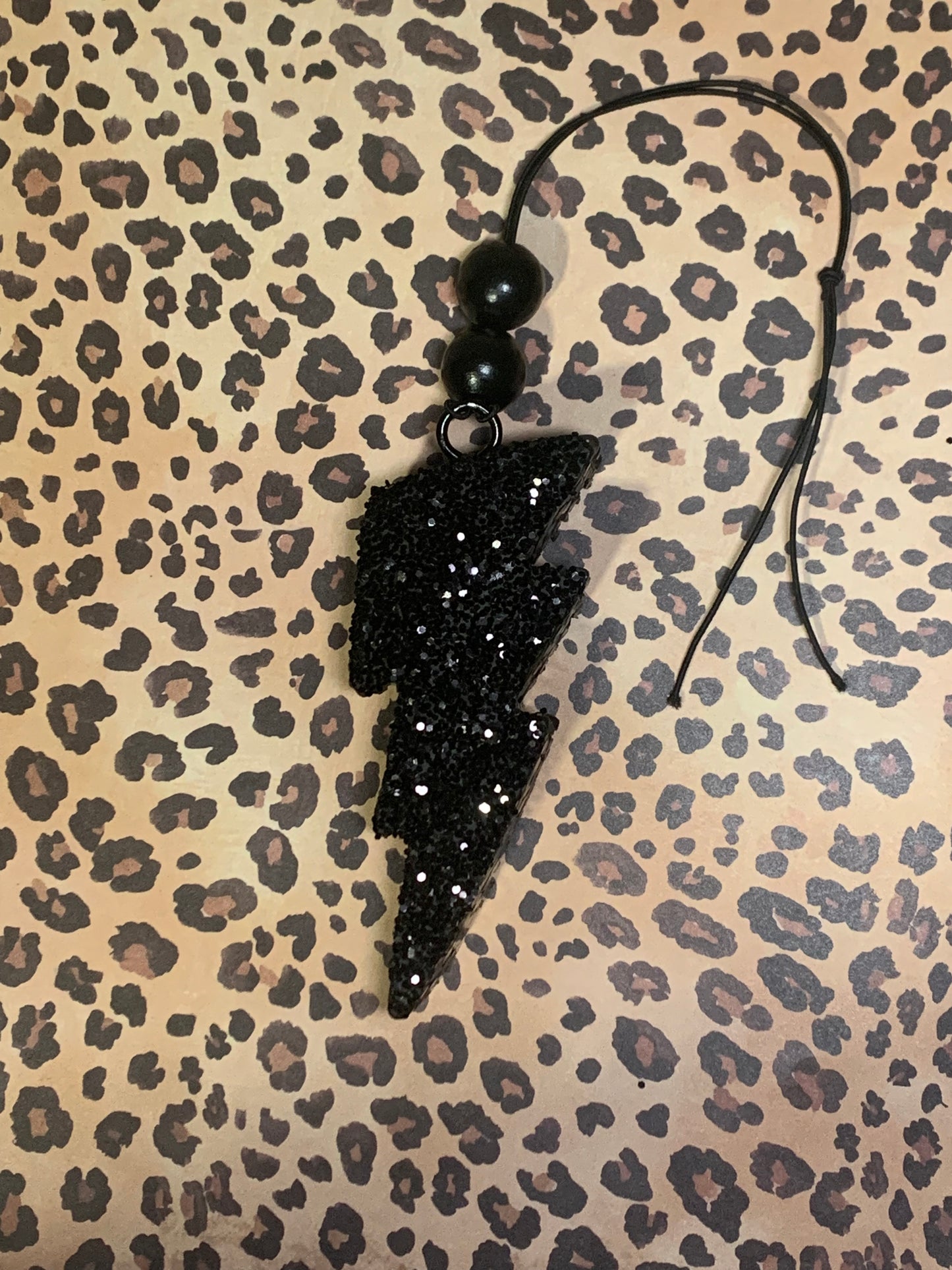 Black Lightening Bolt Freshie