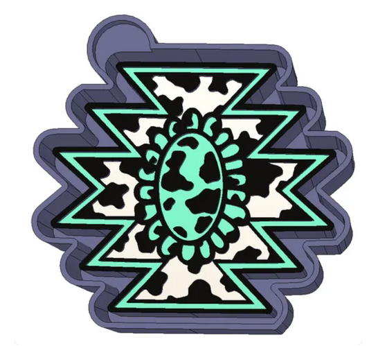 Aztec Concho Freshie Mold