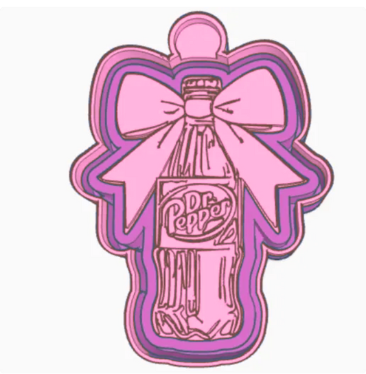 Bow with Cross Freshie Mold