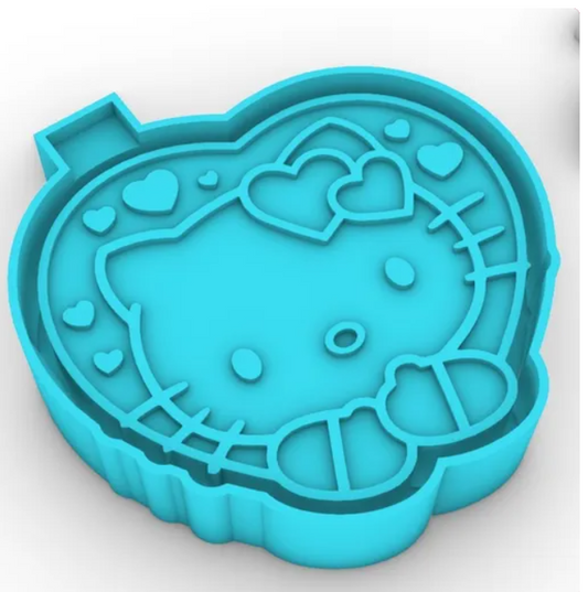 Hello Kitty Heart Freshie Mold