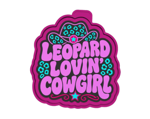 Leopard Lovin' Cowgirl Freshie Mold Stl- DIGITAL FILE ONLY