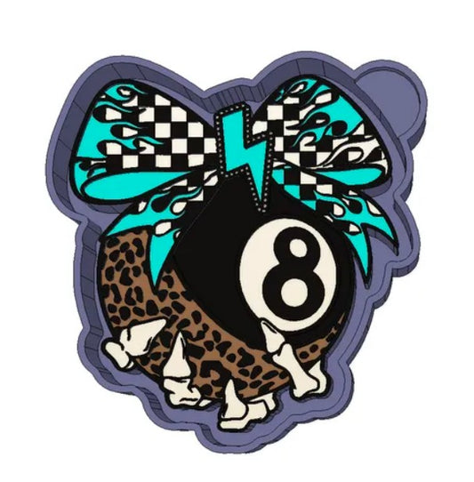 Lucky 8 Freshie Mold