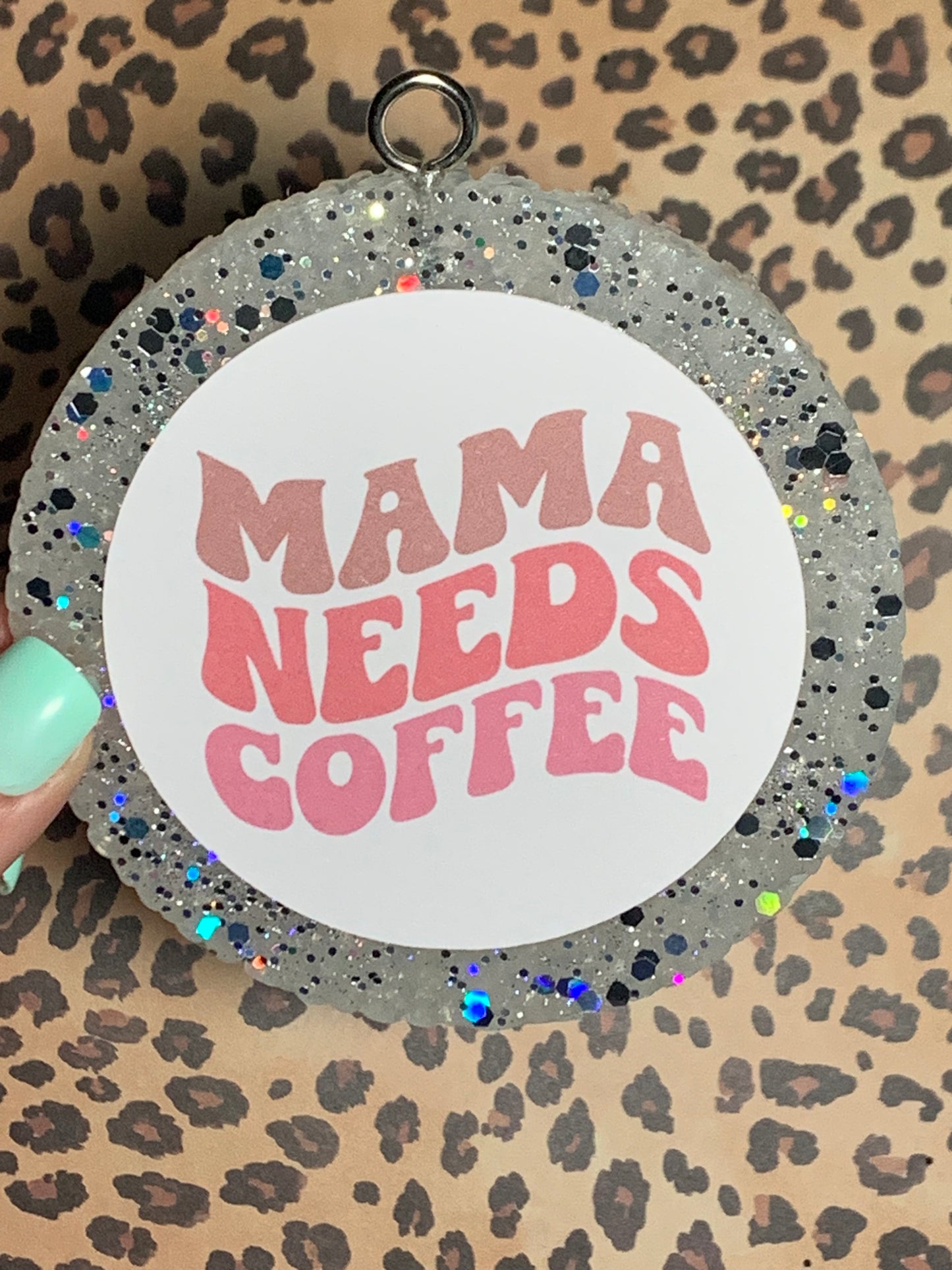 MAMA NEEDS COFFEE Cardstock Freshie