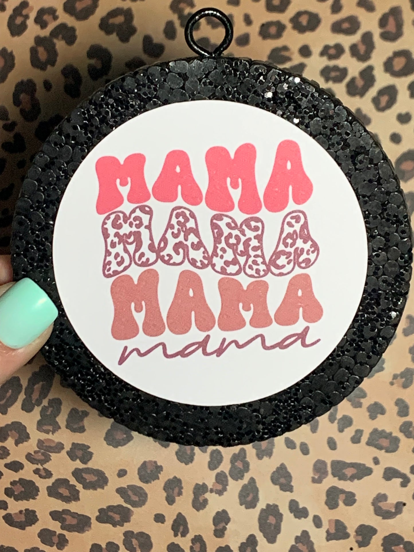 Mama Animal Print Cardstock Freshie