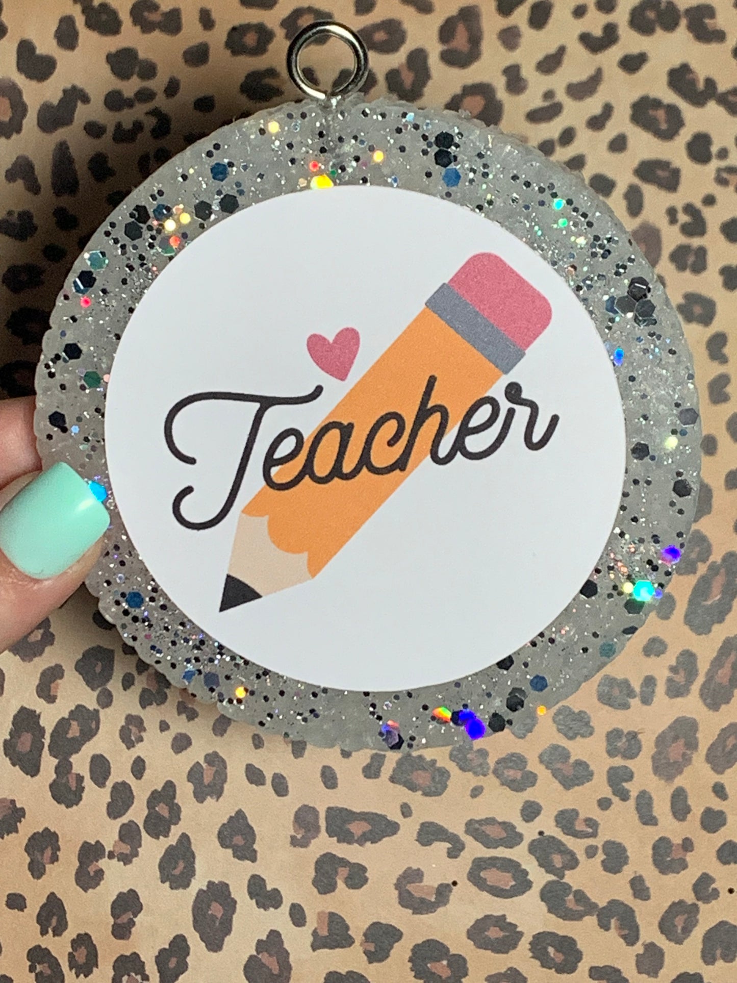 Teacher Pencil Cardstock Freshie