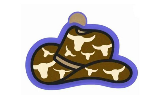 Western Longhorn Hat Freshie Mold