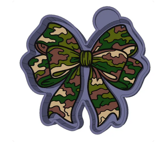Camo Bow Freshie Mold