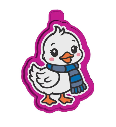 Fall Duck Freshie Mold