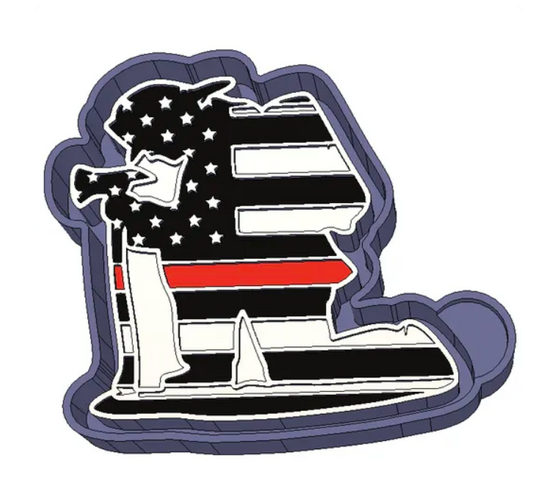 Firefighter Freshie Mold