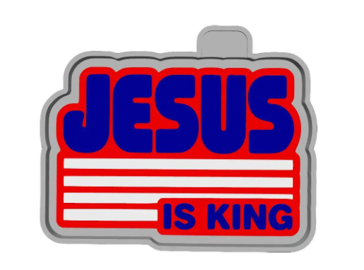 Jesus Is King 02 Freshie Mold Stl- DIGITAL FILE ONLY