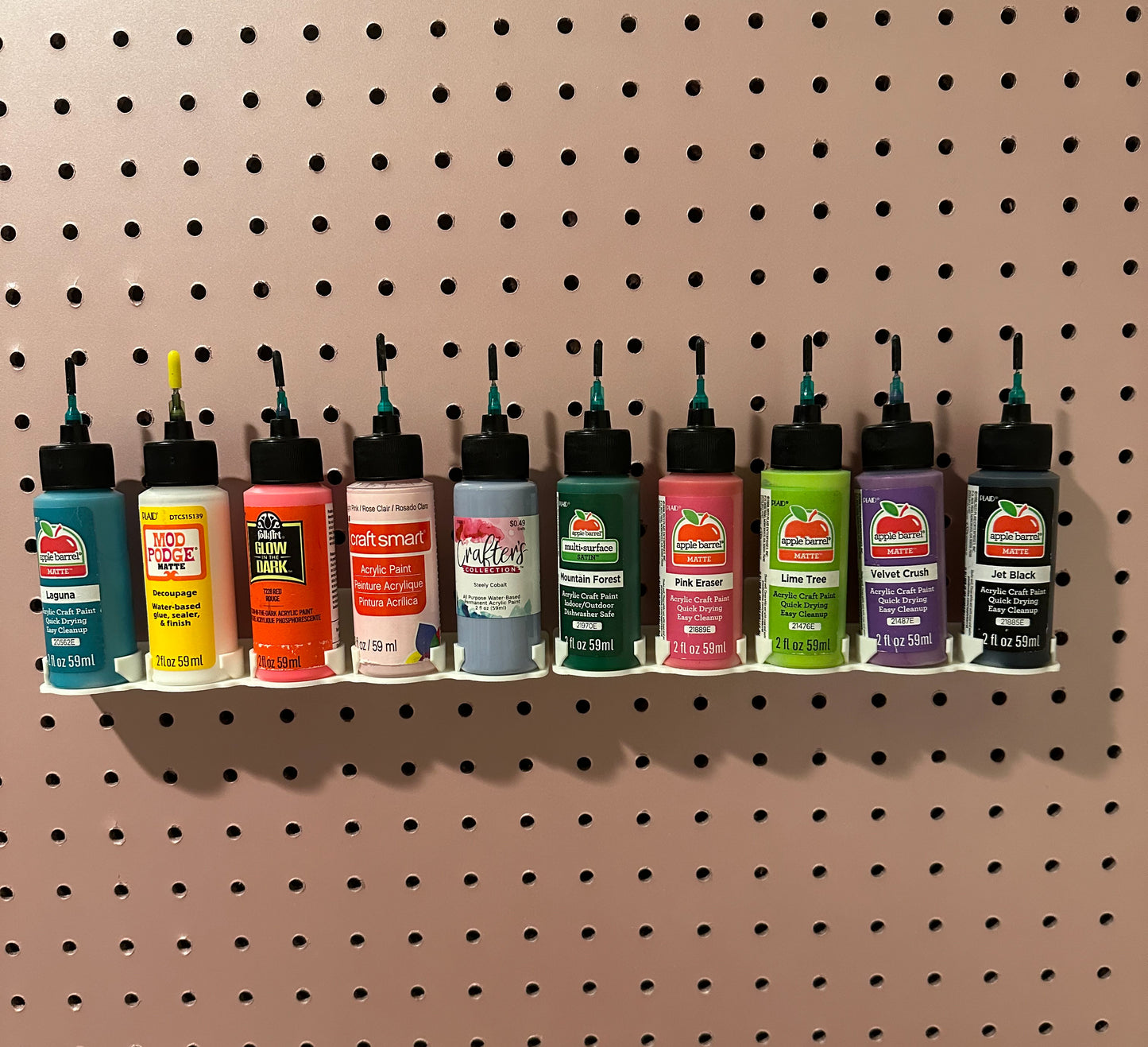 2 oz Paint Bottle Holders for Standard Peg Board