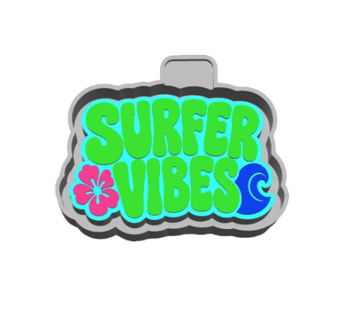Surfer Vibes Freshie Mold