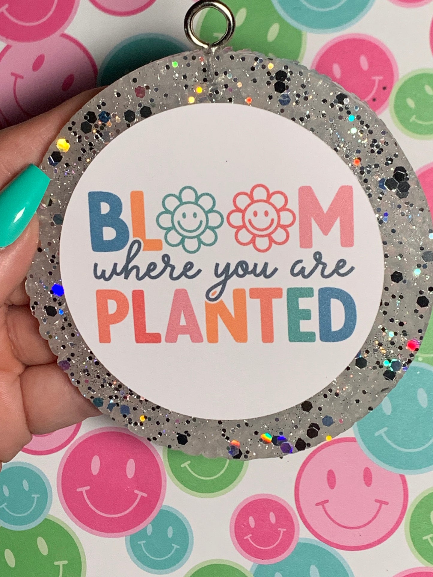 Bloom where you are Planted Cardstock Freshie