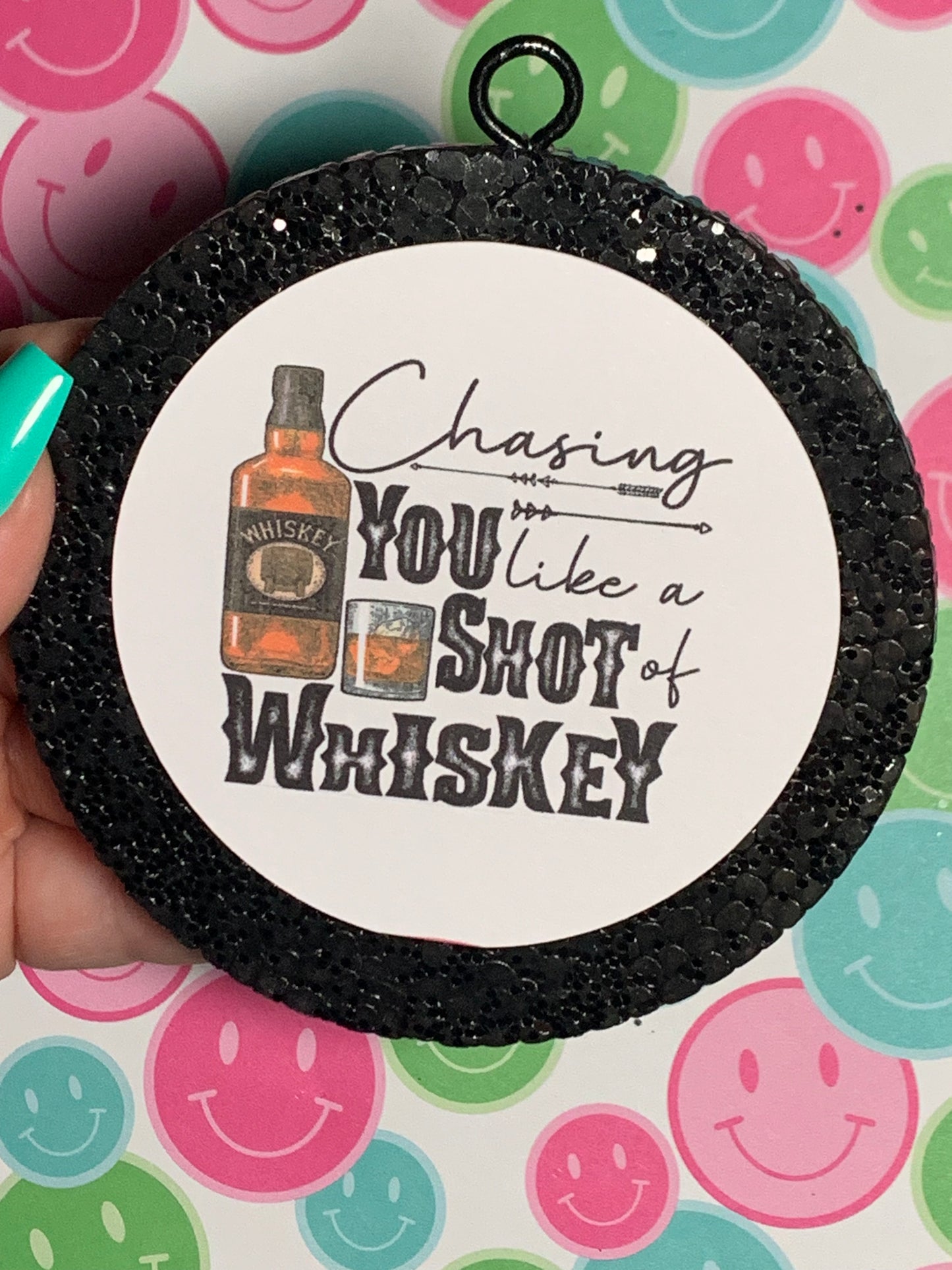 Chasing You Like a Shot of Whiskey Cardstock Freshie