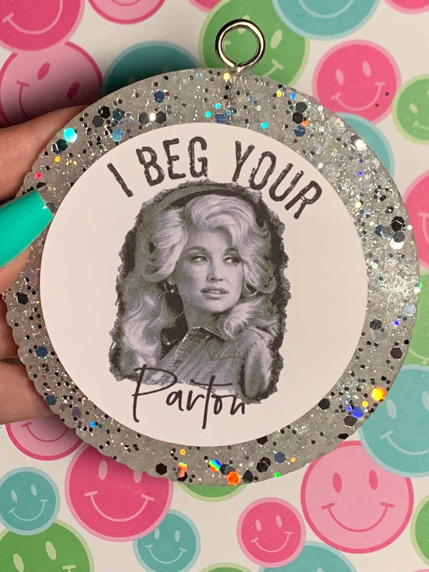 I Beg Your Parton Cardstock Freshie