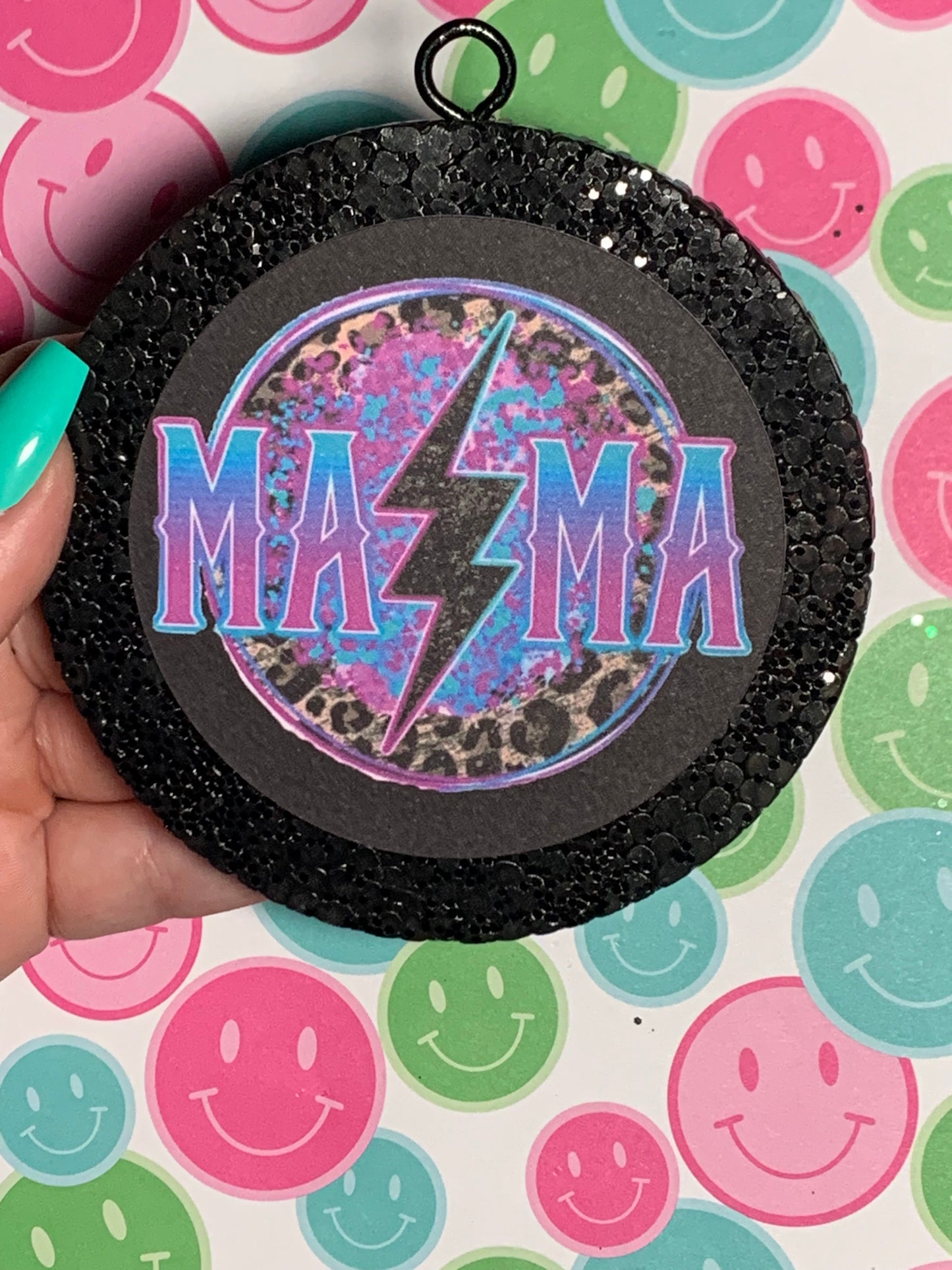 Mama Lightning Bolt Cardstock Freshie