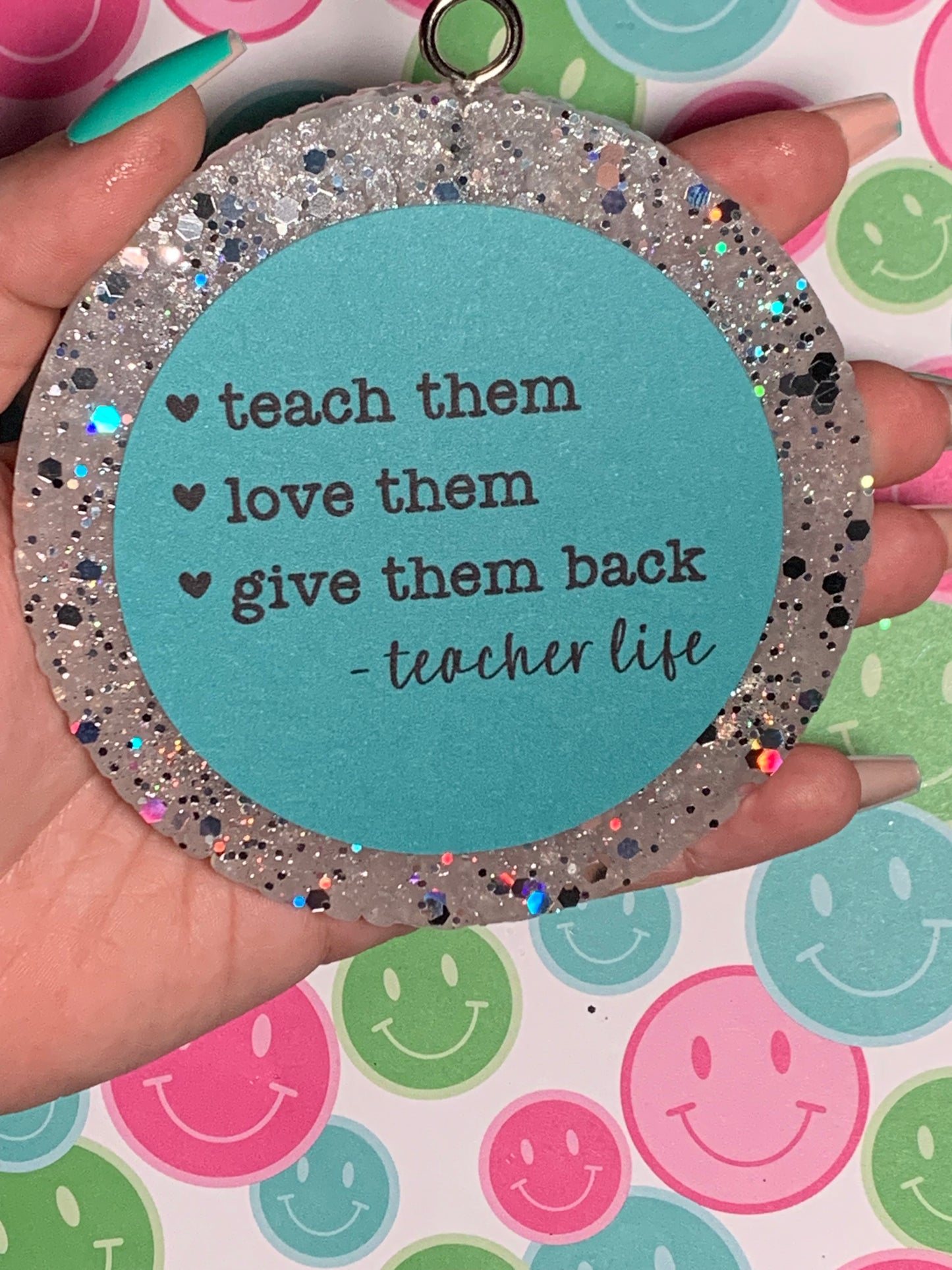 Teach Them Love Them Give Them Back Cardstock Freshie